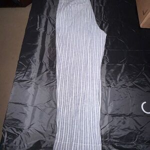 Briggs New York Blue and White Pinstripe Drawstring Pants